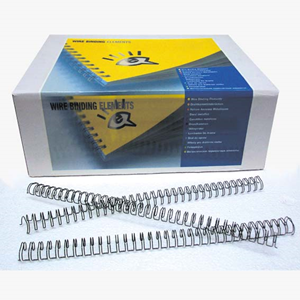 WIRE BINDING COILS 11MM BLACK GBC BOX/100 Box