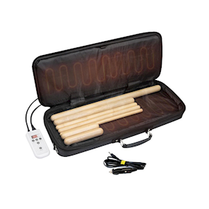 Goodtar Electric Spa Bamboo Massage Sticks, with Warmer Set Massage Tools and Carry Bag, Set