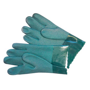 Pvc Glove, Double Dipped, Green Medium 270mm Length, One Pair/Bag Bag