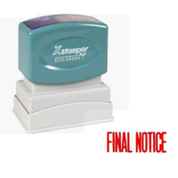 XSTAMPER 1014 FINAL NOTICE REDEACH Each