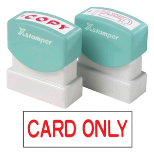 XSTAMPER 1099 CARD ONLY RED EACH Each