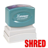 XSTAMPER 1365 SHRED RED EACH Each