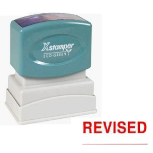 XSTAMPER 1566 REVISED RED EACH Each
