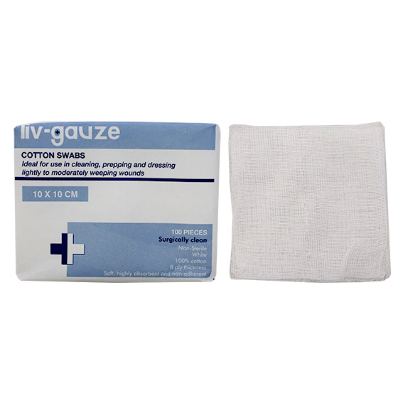 Livingstone Gauze Swabs Non-Sterile
