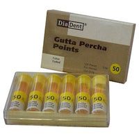 Diadent Gutta Percha Points, Colour-Coded, No. 10, Loose Each