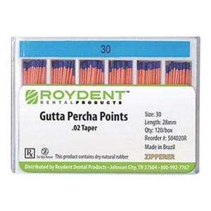 Zipperer Gutta Percha Points