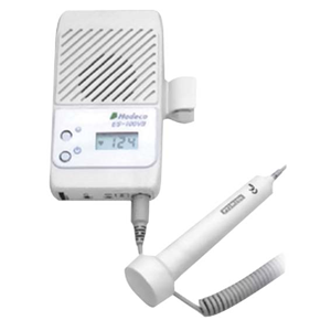 Hadeco Hand Held Fetal Doppler ES-100VII, with LCD Display, 2 Megahertz Probe, Each Each