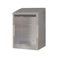 Mefe Universal Hairnet and Beard Protector Dispenser, 270 x 125 x 380mm, 2kg, Stainless Steel, Each Each