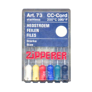 H-Files, 31mm, Art 73, No. 55, Stainless Steel, Colour-Coded, 6/Pack