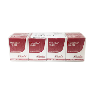 Out of Date, HemoCue® Hb 201 Microcuvettes, Photometers, 10uL, 25 Pieces/Pack, 4 PK/BX, 100/BX, Big Discount, Limited Stock