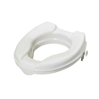 Raised Toilet Seat, 5cm, No Lid, Capacity: 200 kg, Each