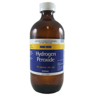 Gold Cross Hydrogen Peroxide, 3 Percent, 10 Volumetric, 400ml, Loose Each