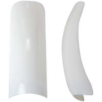 Hawley Nail Tips-Curved French White Size#2 50pieces/pack Pack