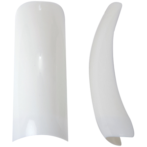 Hawley Nail Tips-Curved French White Size#2 50pieces/pack Pack
