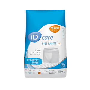 iD Care Fix Comfort Super, 140-180cm, Net Pants, XX-Large, 5 Pieces/Pack, 100 Pieces/Carton