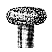 Intensiv 11AC Diamond Burs, Wheel, ISO 68534 #39, Friction Grip, Coarse, Each Each