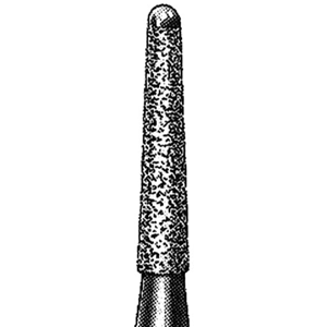 Intensiv 18 Diamond Burs, Domed Taper Fissure, ISO 219524 #16, Friction Grip, Medium, Each Each