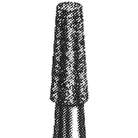 Intensiv 1206 Diamond Burs, Taper Fissure, ISO 168524 #12, Handpiece, Medium, Each Each