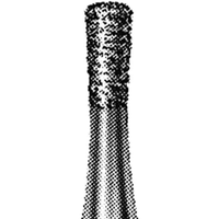Intensiv 220 Diamond Burs, Domed Fissure, ISO 233524 #17, Friction Grip, Medium, Each Each