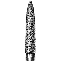 Intensiv 311 Diamond Burs, Flame, ISO 249524 #15, Friction Grip, Medium, Each Each