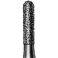 Intensiv 412GS Diamond Burs, Flat Fissure Point, ISO 137514 #9, Friction Grip, Fine, Each Each
