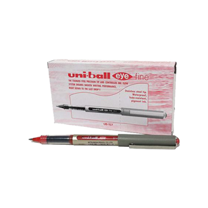 PENS UNIBALL UB157 EYE MICRO RED BOX/12 Box