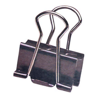 Celco Fold Back Clips, 15mm, Black, 12/Box Pack