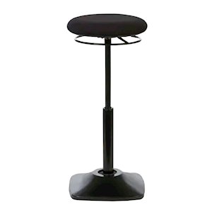 J. Burrows Hyde Sit Stand Stool, Adjustable Black PP Frame, Each Each