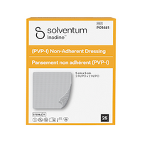 Out of Date, Solventum Inadine (PVP-I) Non-Adherent Dressing, 5 x 5cm, 25 Pcs/BX, Original New Condition, Big Discount, Limited Stock