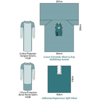 Lower Extremity Pack with Leg Stabilization System 3/Box Box