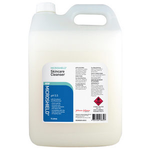 Microshield® Skincare Cleanser, pH Balanced, 5,000mL, 2/Carton Carton