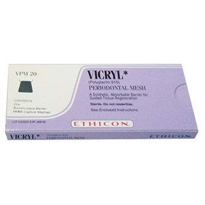 J&j Vicryl Membrane Mesh 7mm Edentulous Box