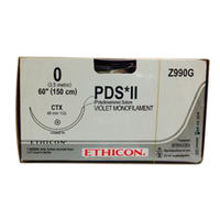 Z991G PDS II Suture, Size 0, TP-1 Needle, 150cm, 12/Box Box