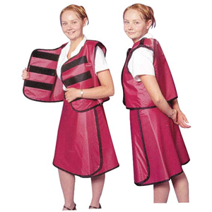 LEAD SKIRT AND VEST 0.25MM Pb Eq LARGE SIZE Each