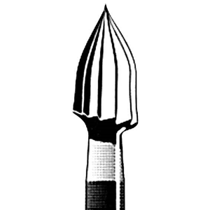 Jet 7108 Tungsten Carbide Burs, Trim and Finishing, Flame Friction Grip, 023F, Each