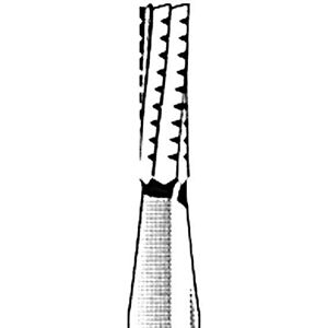 Jet 559 Tungsten Carbide Burs, Straight Fissure, Cross Cut, Friction Grip, 014, Each Each