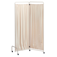Kerry Examination Screen, 230(L) x 50(W) x 180(H) cm, Two-way Folding Screen, Beige, Each Each