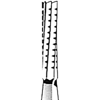Jet 556L Tungsten Carbide Burs, Straight Fissure, Long, Cross Cut, Friction Grip, 009, Each Each