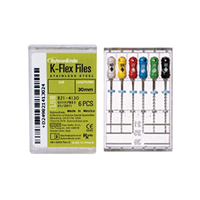 Kerr K-Flex Files, 30mm, No. 90, Stainless Steel, Colour-Coded, 6/Pack