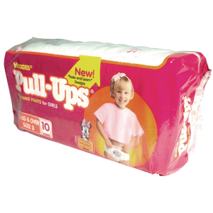 Hug Pull Ups-size 3 Girl 14kg+over 10/pk Pack
