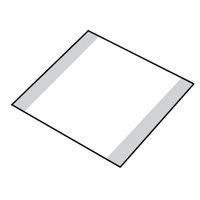Halyard Bed Protector Ultra Absorbent, 81 x 78cm 2500ml, White, 25/Carton Carton
