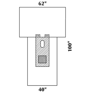 CYSTOSCOPY T DRAPE SHEET 16/PK Carton