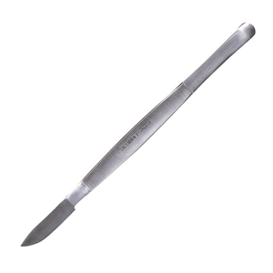 Livingstone Wax Knife, 1 x 17.5cm, with Spatula, Curved End, Stainless Steel, Each Each