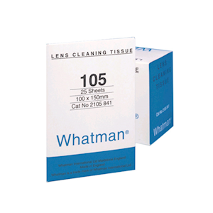 Whatman Lens Cleaning Wiper Dry Tissue, 10 x 15cm 25 Sheets/Wallet, 25 Wallets/Pack