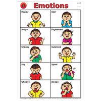 ED Emotions Chart, 91 X 60cm, Each Each