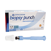 Out of Date, Livingstone Biopsy Punch, with Stainless Steel Cutting Edge, 1.5mm, Each, Price Discounted While Stocks last