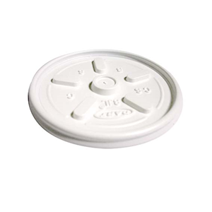 Lids for 8oz Foam Cup (CA08FC), Vented, 100/Pack, 10 Packs/Carton Carton