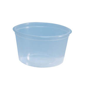 Round Recyclable Plastic Take-Away Container 4Oz/110Ml 1000/Ctn Carton