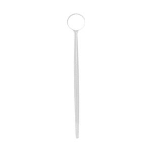Livingstone Mouth Mirrors with Handle, Size 4, Recyclable Plastic, White, 100/Box Box