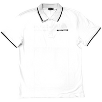 Livingstone Polo T-Shirt, 100pct Cotton, 45+ Thread Count, 220GSM Yarn Weight, Double Extra Large, White, Each Each